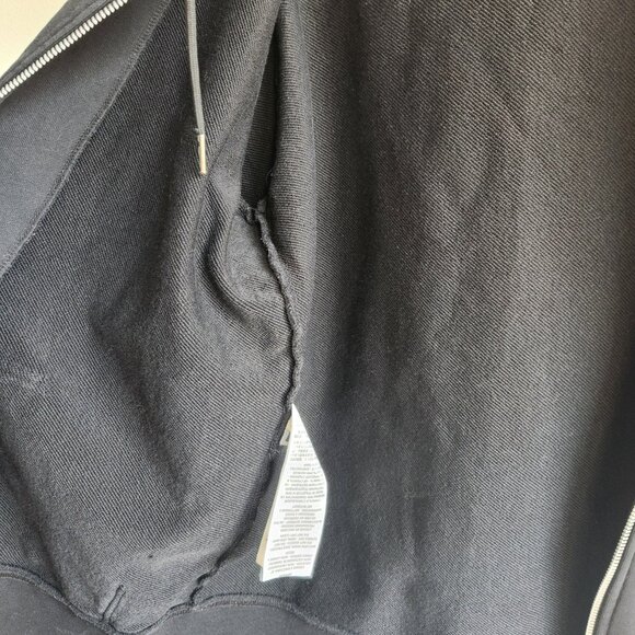 XL McQ Alexander McQueen Goth Black Zip SWALLOW Hoodie - EUC - Picture 11 of 15